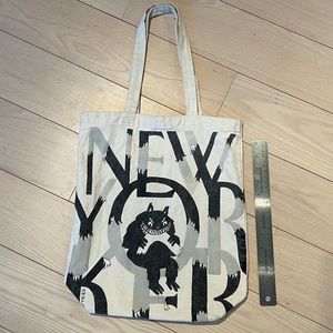 The New Yorker tote bag monster edition